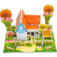 Attractive Cartoon Castle Garden Zoo Princess House