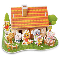 Attractive Cartoon Castle Garden Zoo Princess House