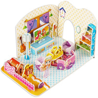 Attractive Cartoon Castle Garden Zoo Princess House