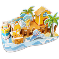Attractive Cartoon Castle Garden Zoo Princess House
