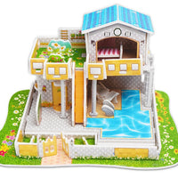 Attractive Cartoon Castle Garden Zoo Princess House