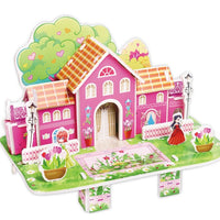 Attractive Cartoon Castle Garden Zoo Princess House