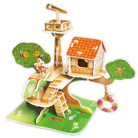 Attractive Cartoon Castle Garden Zoo Princess House