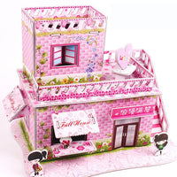 Attractive Cartoon Castle Garden Zoo Princess House
