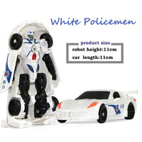 Model Robot Toys Car Kids Classic Plastic Toys