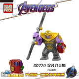 Thanos Sets Hulk Thor Infinite Gloves