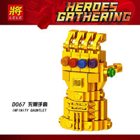 Thanos Sets Hulk Thor Infinite Gloves