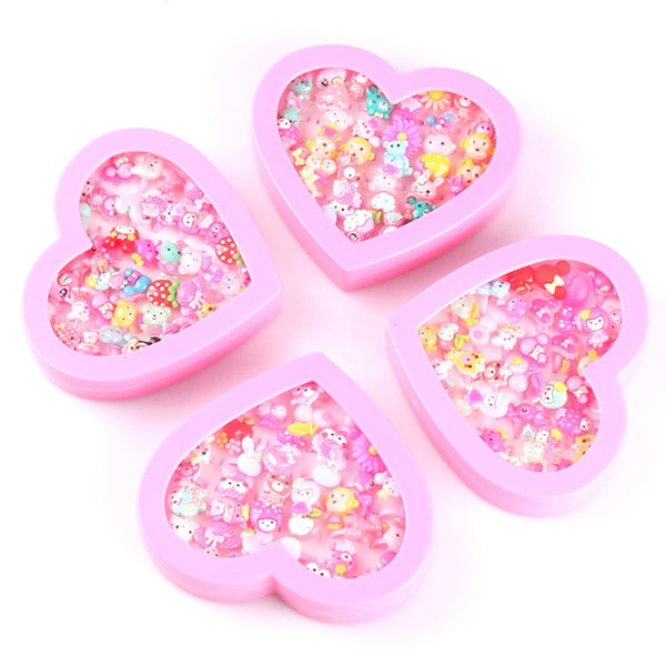 Girls Toy Colorful Mini Cartoon Plastic
